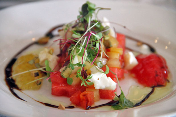 Enselada de Tomate y Sandia at ICC Launch of Spanish Culinary Arts in New York City