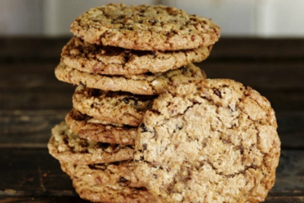 Bacon, Oatmeal, and Raisin Cookies 