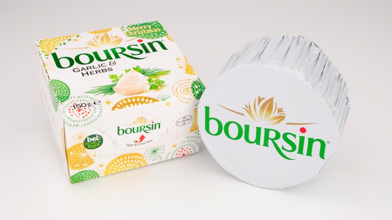 A box of Boursin cheese