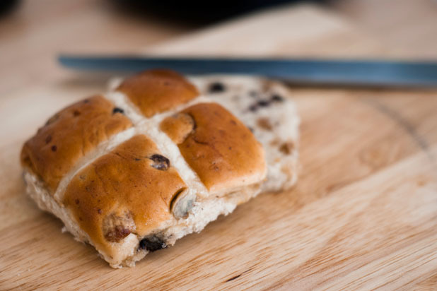 Honey Hot Cross Buns