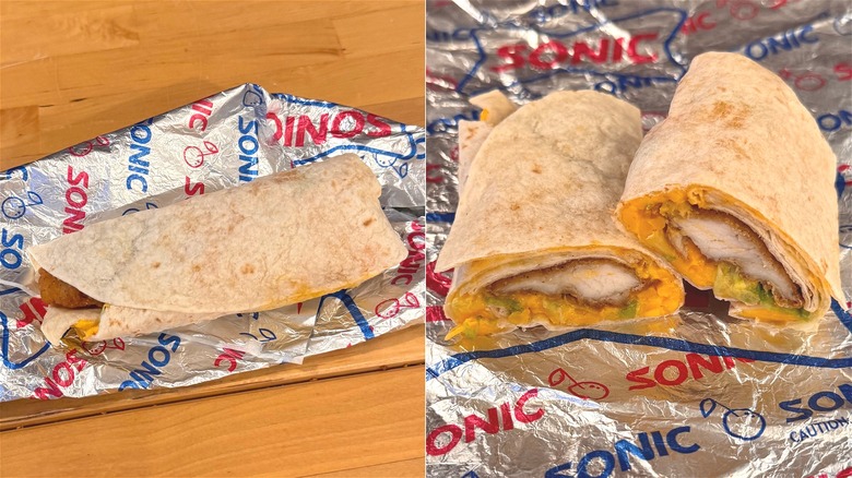 Cheesy Baja Crispy Tender Wrap