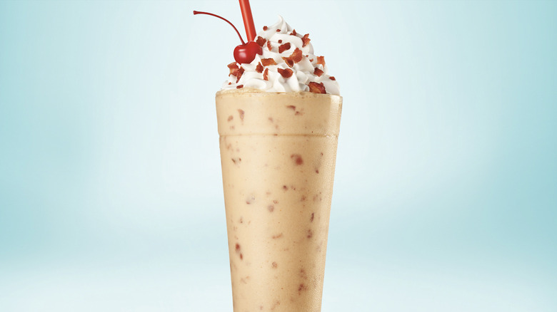 peanut butter shake with bacon