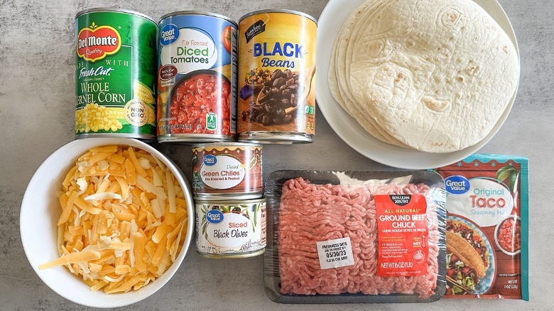 taco bake ingredients