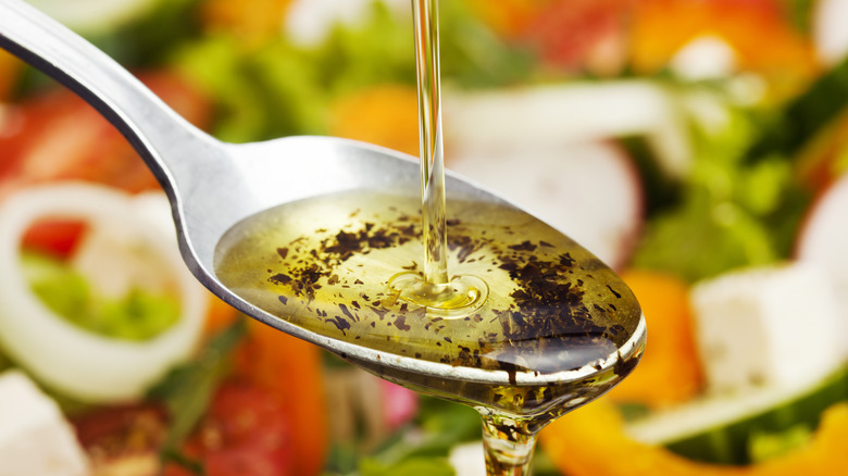 salad oil with herbs