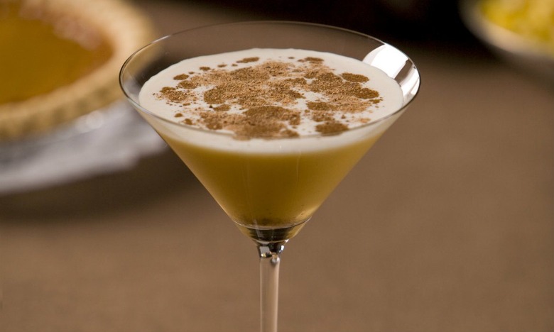 Spiced Pumpkin Sage Cheesecake-Tini