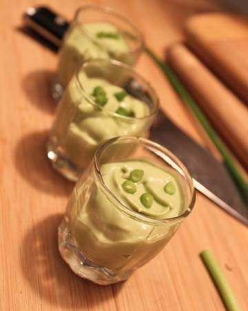 Spicy Avocado Soup Shooters