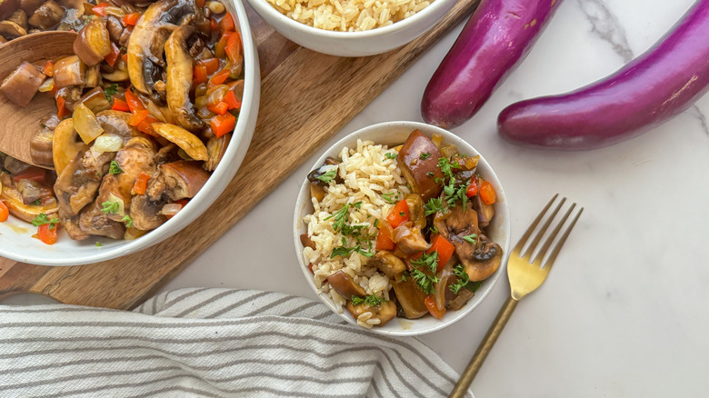 small bowl of stir-fry