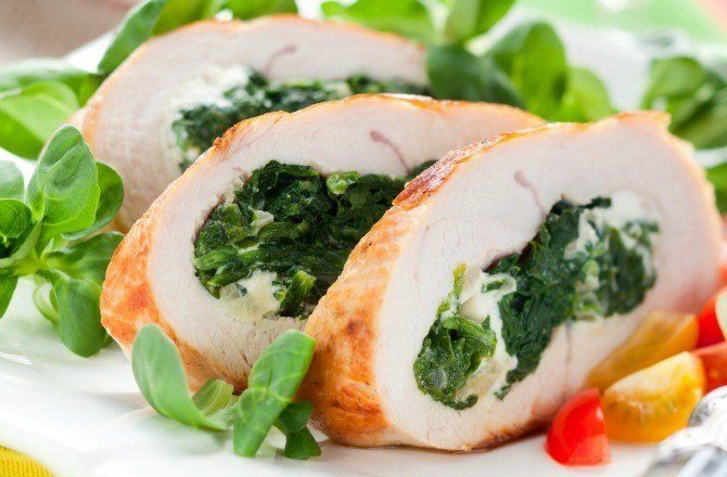 spinach stuffed turkey breast