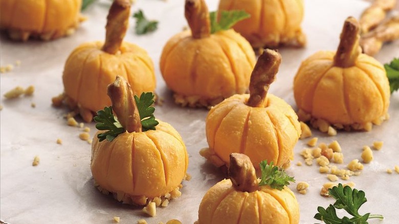 Cheddar Pumpkin Appetizers