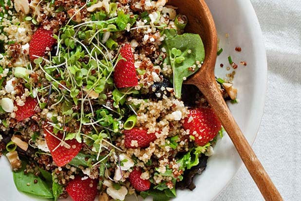 Feta, Mint, and Strawberry Salad