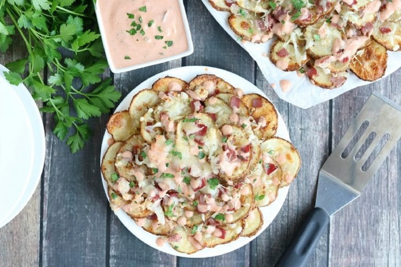 Reuben-Topped Irish Nachos