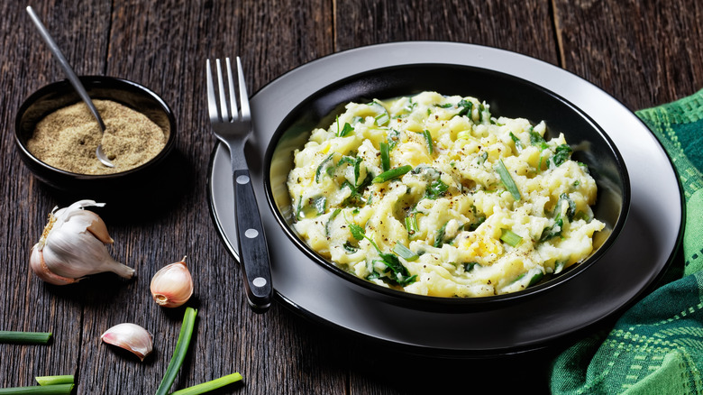 Colcannon in a bowl