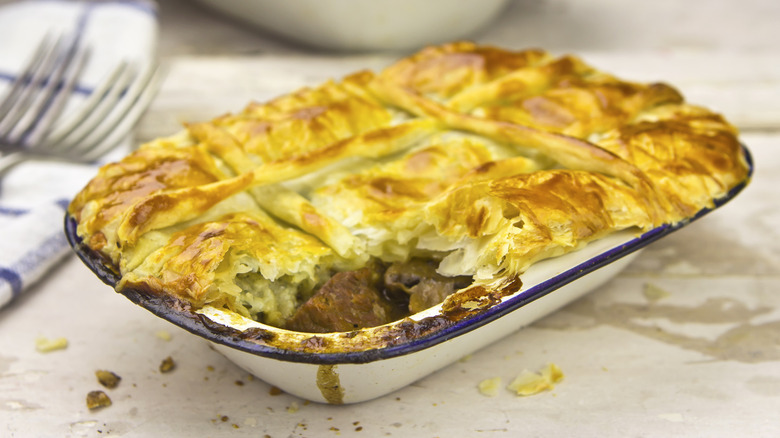 Steak and Guinness pie