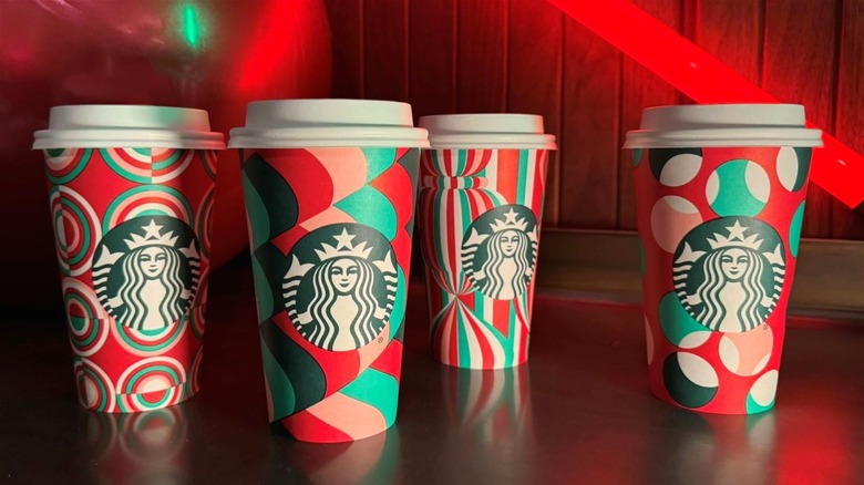 Starbucks holiday cups