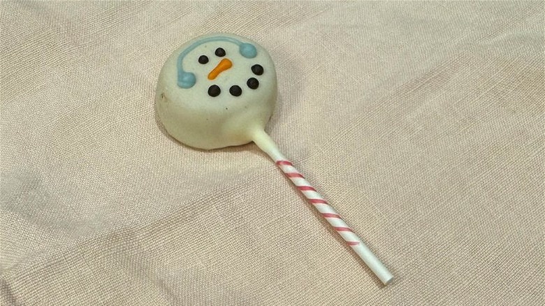 Starbucks Snowman Cake Pop