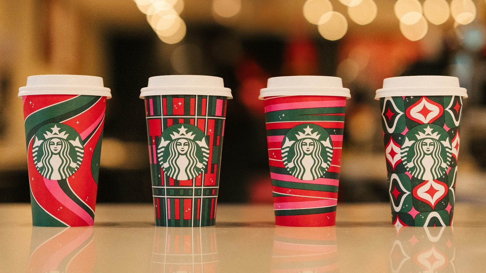 Starbucks' Beloved Red Cups Are Back With 4 Festive New Designs