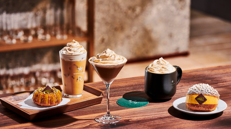 Starbucks Reserve Pumpkin Spice lineup