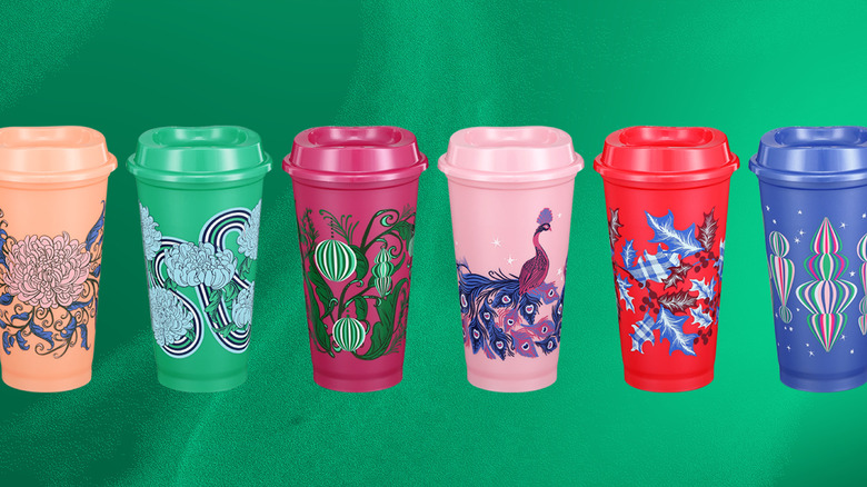 Holiday Starbucks color changing cups