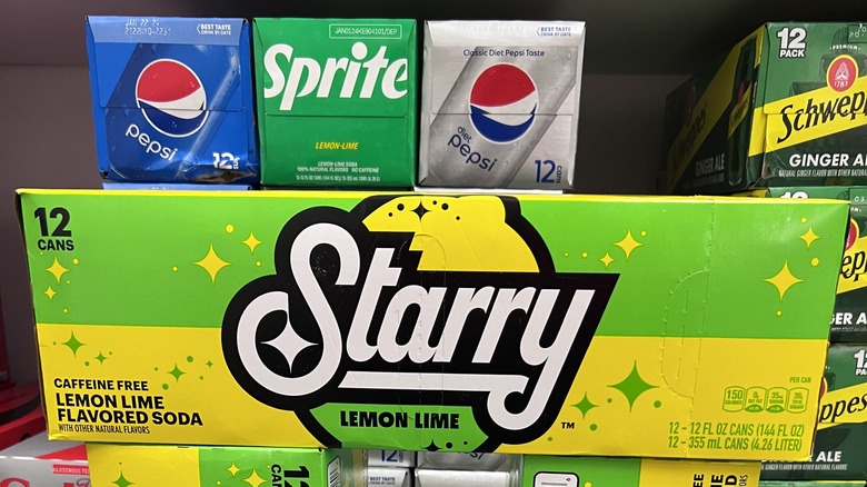 12-pack of Starry soda