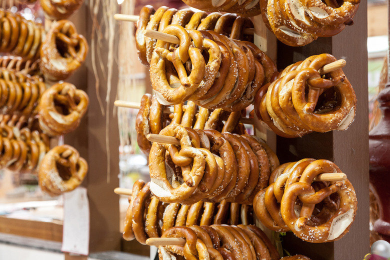 How did soft pretzels get their shape? 