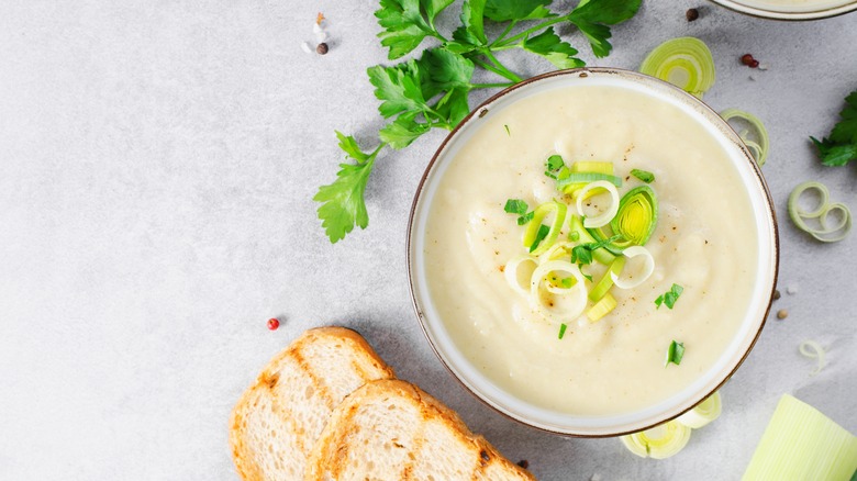 Potato and leek soup