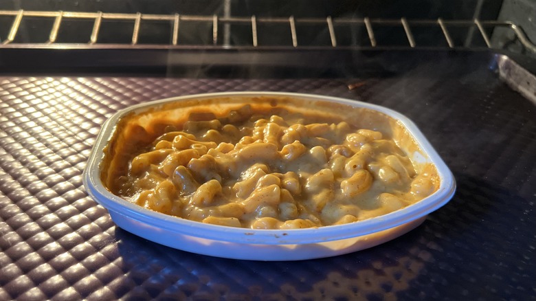 mac & cheese in oven