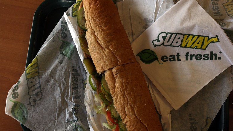 Footlong Subway sandwich