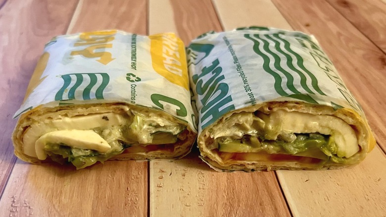 Subway Cali Caprese wrap