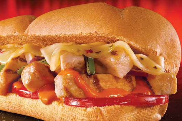 6) Sriracha Chicken Melt