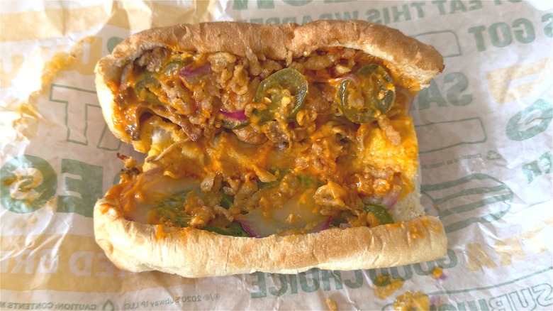 Subway's Spicy Nacho Chicken sub