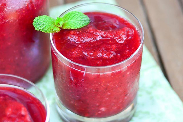 Cherry Berry Frozen Mojito