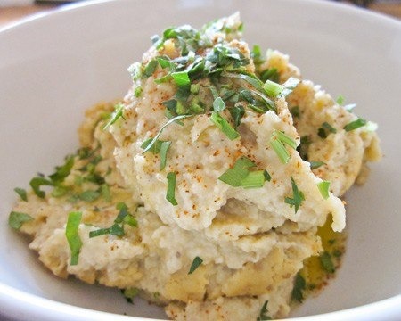 Sunchoke Hummus with Meyer Lemon