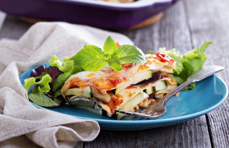 Skillet Vegetable Lasagna With Herbed Cheese