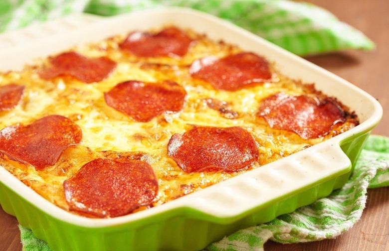 Spaghetti Squash Pizza Casserole