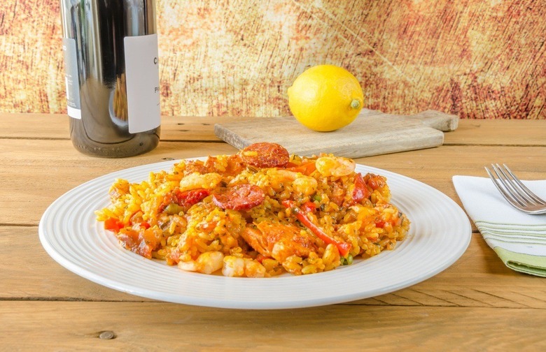 Chorizo and Pork Loin Paella