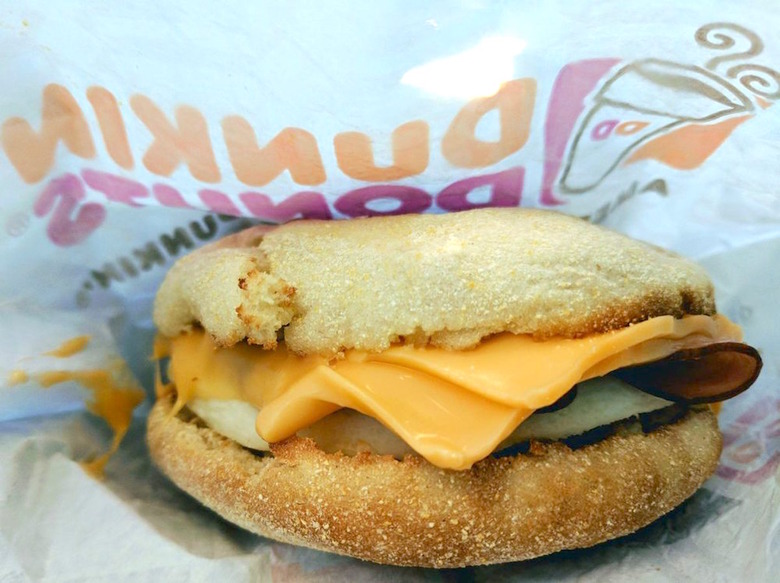 Dunkin' Donuts: Egg and Cheese on an English Muffin