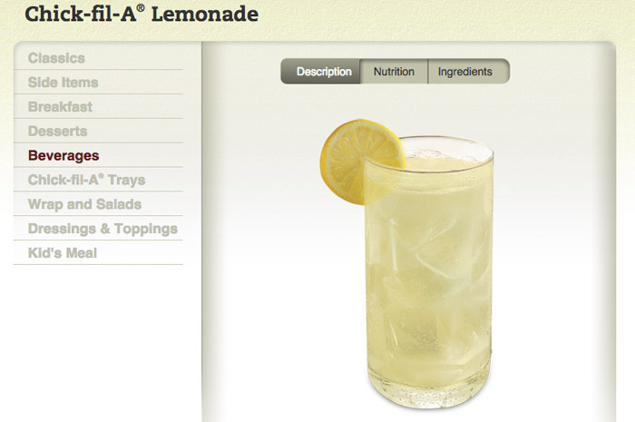 #1 Chick-Fil-A Lemonade