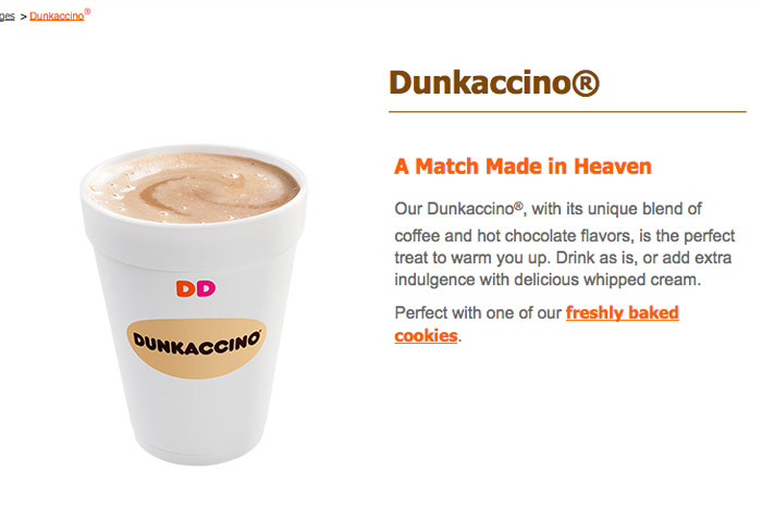 #7 Dunkin' Donuts Dunkaccino