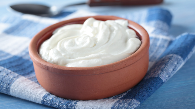 bowl of greek yogurt