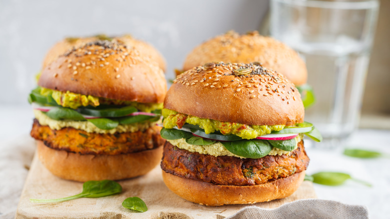 Sweet potato burgers