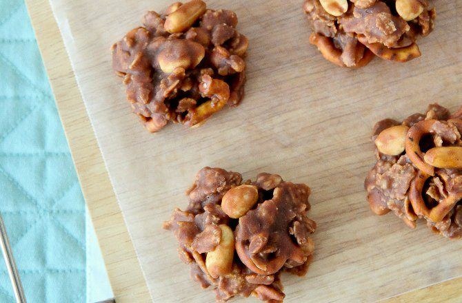 Sweet and Salty No‐Bake Clusters