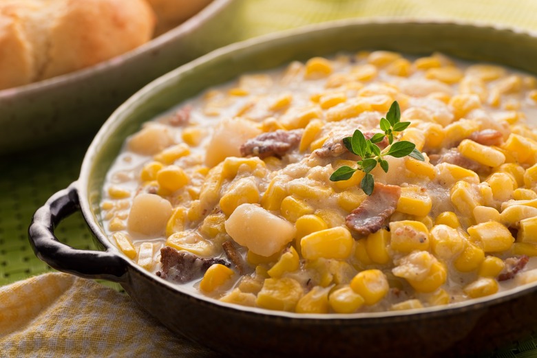 Sweet Corn and Clam Chowder