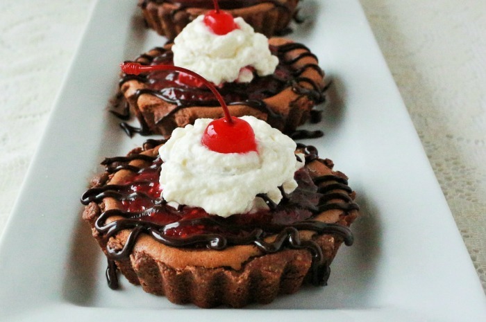 Chocolate Raspberry Mini Tarts