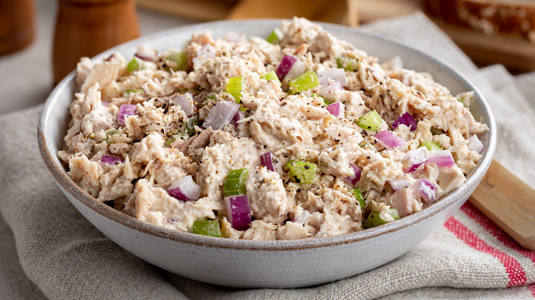 Bowl of tuna salad