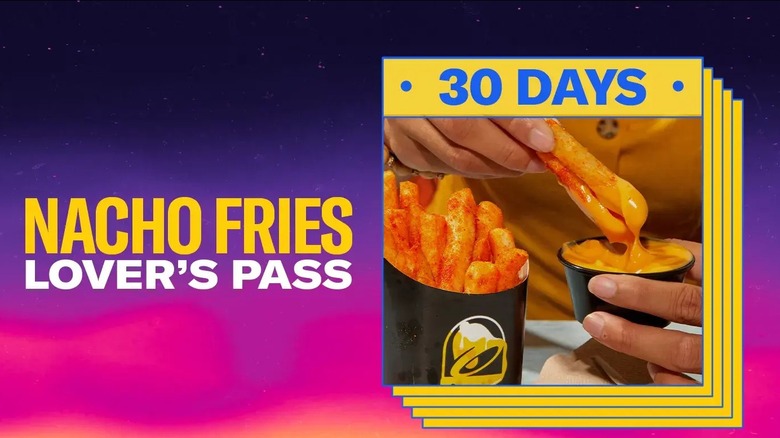 Taco Bell Nacho Fries Lover's pass