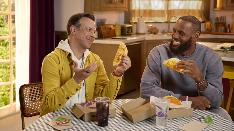 Jason Sudeikis and LeBron James