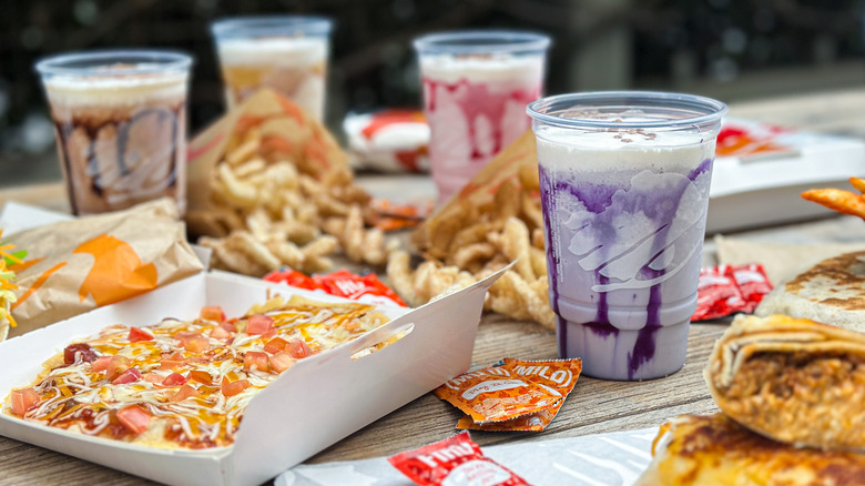 chillers and menu items from Taco Bell