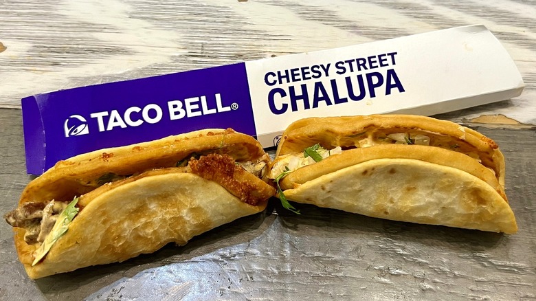 Taco Bell's Cheesy Street Chalupas