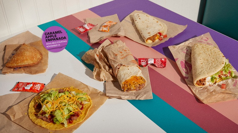 Taco Bell Decades Menu collection