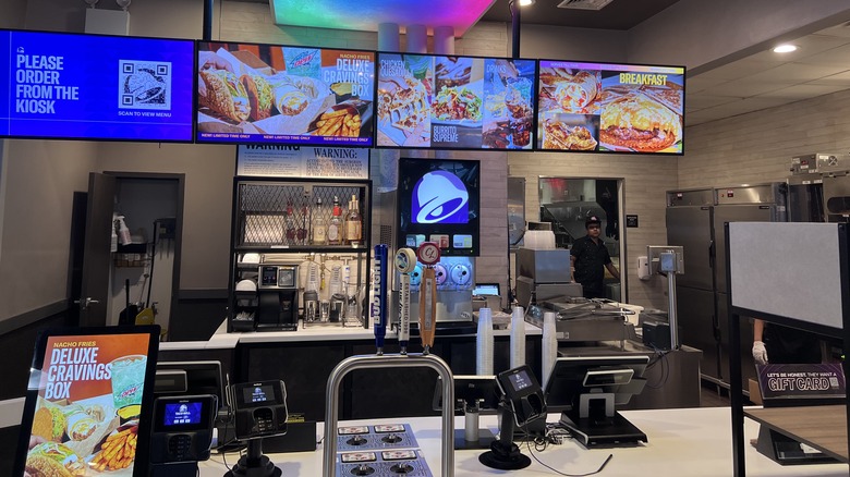 Taco Bell interior